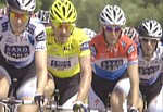 Frank und Andy Schleck während der dritten Etappe der Tour de France 2009